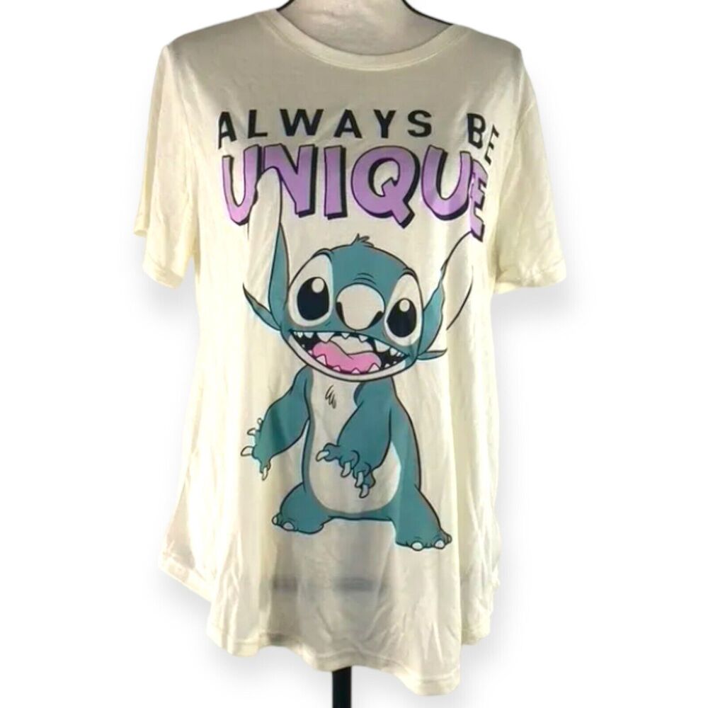 Disney Stitch Always Be Unique T-Shirt XL!